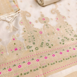 Pure Zari Banarasi Silk Suit Kashmiri Work Dress Material for Woman