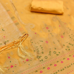 Pure Zari Banarasi Silk Suit Kashmiri Work Dress Material for Woman