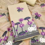 Women's Cotton Silk Unstitched Salwar Suit Dress Material With Dupatta