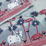 Women's Cotton Silk Unstitched Salwar Suit Dress Material With Dupatta