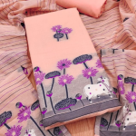 Women's Cotton Silk Unstitched Salwar Suit Dress Material With Dupatta