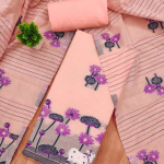 Women's Cotton Silk Unstitched Salwar Suit Dress Material With Dupatta