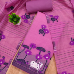 Women's Cotton Silk Unstitched Salwar Suit Dress Material With Dupatta