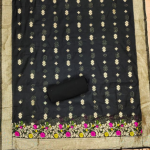 Women's Banarasi Silk Unstitched Salwar Suit Dress Material with Dupatta