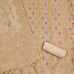 PURE CHANDERI BANARASI SILK SUIT
