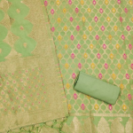 PURE CHANDERI BANARASI SILK SUIT
