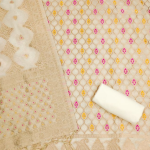 PURE CHANDERI BANARASI SILK SUIT