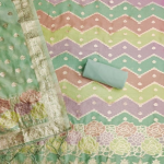 Organza Suit Vol 4 Top banarasi Organza (2:50 M + 0.40 M Sleeve)