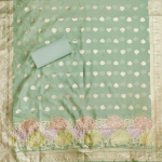 Organza Suit Vol 4 Top banarasi Organza (2:50 M + 0.40 M Sleeve)