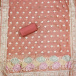 Organza Suit Vol 4 Top banarasi Organza (2:50 M + 0.40 M Sleeve)