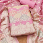 Organza Suit Vol 4 Top banarasi Organza (2:50 M + 0.40 M Sleeve)