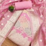 Organza Suit Vol 4 Top banarasi Organza (2:50 M + 0.40 M Sleeve)