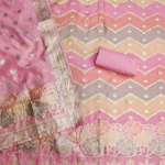 Organza Suit Vol 4 Top banarasi Organza (2:50 M + 0.40 M Sleeve)