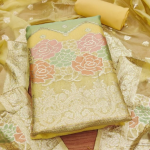 Organza Suit Vol 4 Top banarasi Organza (2:50 M + 0.40 M Sleeve)