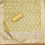 Organza Suit Vol 4 Top banarasi Organza (2:50 M + 0.40 M Sleeve)