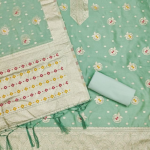 Organza Suit Vol 7 Top banarasi Organza (2:50 M + 0.40 M Sleeve)