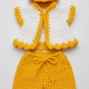 Laddu Gopal Winter Dress Coat Pant Cap Set 5 No. Size