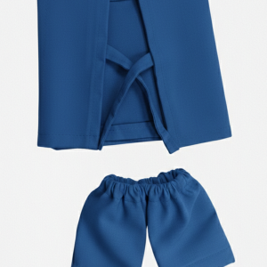 Laddu Gopal Night Dress Suitable for 3 No. Size | 100% Cotton | Handmade Krishna Dress | Blue Color