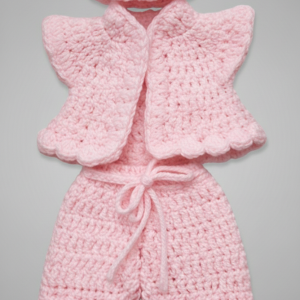 Laddu Gopal Winter Dress Set – Coat, Pant & Cap | Size 3 Number | Handcrafted with High Quality Wool | Warm & Soft Woolen Outfit for Thakur Ji