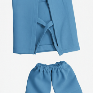 Laddu Gopal Night Dress Suitable for 3 No. Size | 100% Cotton | Handmade Krishna Dress | Light Blue Color