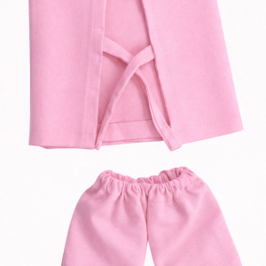 Laddu Gopal Night Dress Suitable for 3 No. Size | 100% Cotton | Handmade Krishna Dress | Pink Color