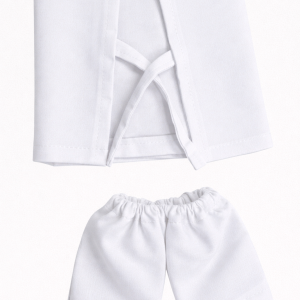 Laddu Gopal Night Dress Suitable for 3 No. Size | 100% Cotton | Handmade Krishna Dress | White Color