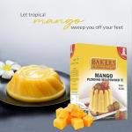Maayka Premium | Combo of Custard Powder 100g x 4 Flavours (Vanilla, Strawberry, Mango, White Elaichi) - Total Weight 400 Gram