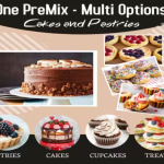 Maayka Premium | Vanilla Whipping Cream pack of 2 (125 Gram + 125 Gram) + One pack Cocoa Powder Free