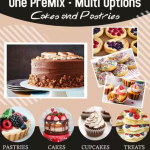 Vanilla & Black Forest Cake Mix (Pack of 2)