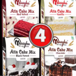 Maayka | Atta | Premium Vanilla, Red Velvet & Chocolate & Black Forest Cake Mix | Cake | Cake Mix | Cake Premix