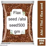 Organic. Flax Seeds/Alsi/Avise Ginjalu/Tisi Seed Diet Food-500gm | 100% Organic. | Chemical Free & Pesticides Free | Enhances Flavour