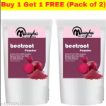 Maayka Premium | Herbal Beetroot Face Powder Combo Pack - 2 x 50g for Natural Glow and Skincare Bliss