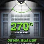 100 Led Solar Wall Light with 5 5v Panel Bis Approved 800mah Battery 120 Wide Angle