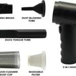 3in1 Portable Car Home Vacuum Cleaner with Blower Usb Rechargeable Wireless