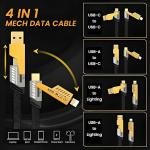Musclegrid 4 in 1 Metal Alloy Charging Cable Loos Packing