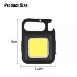 Rechargeable Cob Keychain Flash Light Super Bright Mini Emergency Led Torch