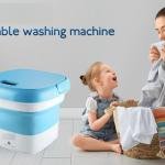 Foldable Mini Top Loading Washing Machine 2kg with Spinner and Dryer for Baby Clothes