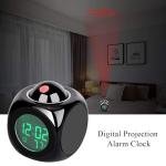Projector Alarm Clock Digital Led Display Time Temperature Projection