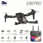E88 Drone with 4k Camera Foldable 1080p Hd Drone with Fpv Live Video Gestures Selfie Altitude Hold One Key Take Off Landing 3d Flips