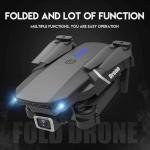 E88 Drone with 4k Camera Foldable 1080p Hd Drone with Fpv Live Video Gestures Selfie Altitude Hold One Key Take Off Landing 3d Flips