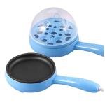 Single Layer Egg Boiler with Handel Non Stick Electric Frying Pan with Capacity of 7 Eggs