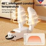 Electric Shoe Dryer Folding Smart Household Shoe Dryer for Hats Boots Gloves Major Appliances Washers Dryers Dryers
