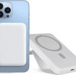 5000 Mah 20 W Wireless with Magsafe Slim Pocket Size Power Bank White Lithium Ion Quick Charge