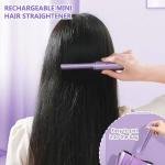 Rechargeable Mini Hair Straightener Cordless Brush Usb Interface Rechargeable Mini Hair Straightener