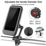 Waterproof Bike Phone Mount with 360 Rotation Touch Screen Universal Bicycle Motorcycle