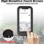 Waterproof Bike Phone Mount with 360 Rotation Touch Screen Universal Bicycle Motorcycle