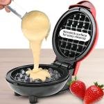 3 in 1 Mini Waffle Maker 350w Electric Non Stick Breakfast Machine