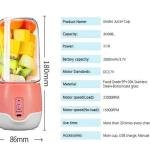 Electric Mini Juice Maker Blender Grinder Mixer Usb Rechargeable Mini Juicer Blender for Smoothies Juice