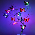 The Butterfly 3d Night Lamp Comes with 3d Illusion Design Suitable for Drawing Room Lobby 3 Pcs