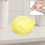 Silicone Massage Bath Body Brush with Shampoo Dispenser Scrubber